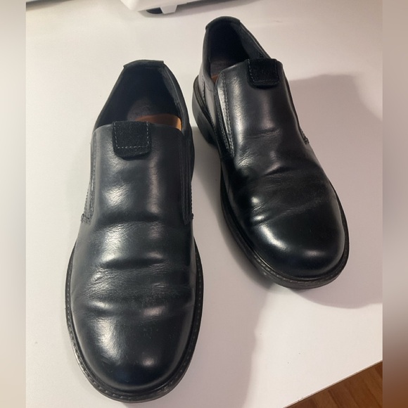 Men’s Gortex (waterproof) Black Ecco Slip on Dressy/Casual Shoe. Size 46/12-12.5 - Picture 3 of 7